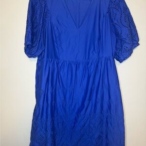 Old Navy Royal Blue Long Sleeve Dress
